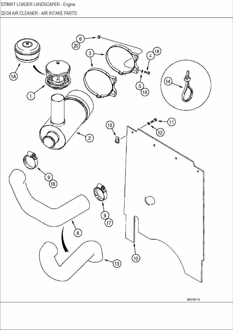 CASE 570MXT Loader LandSCAPER Parts Catalog Manual preview img 10