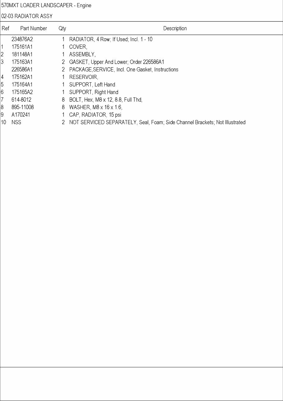 CASE 570MXT Loader LandSCAPER Parts Catalog Manual preview img 7