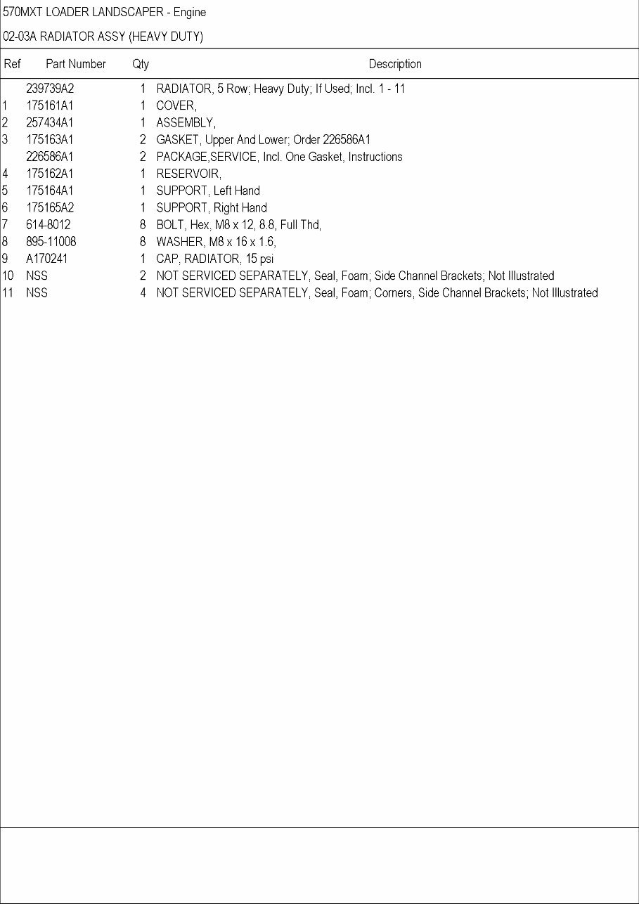 CASE 570MXT Loader LandSCAPER Parts Catalog Manual preview img 9