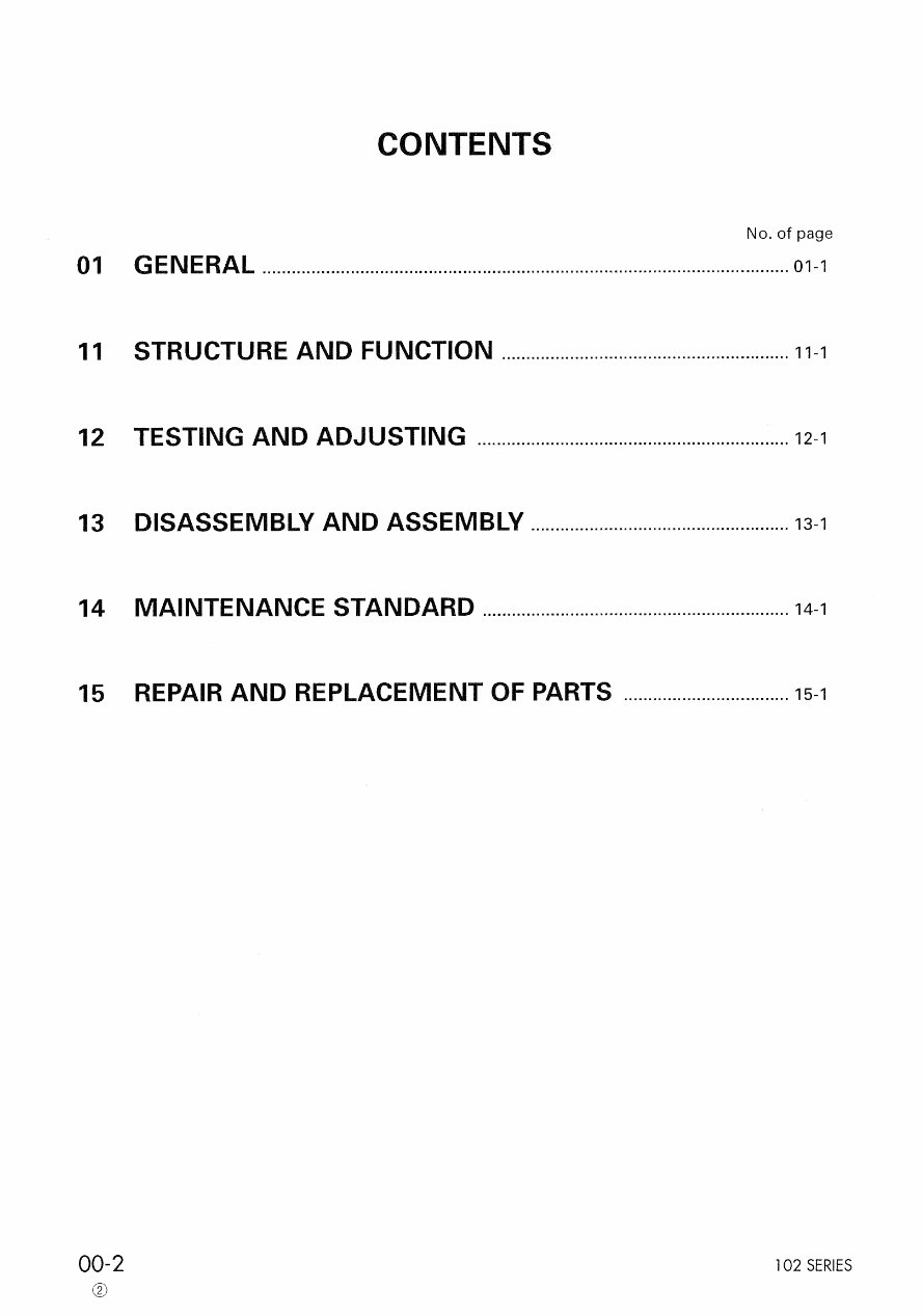 Komatsu 4D102E-1 Diesel Engine Workshop Service Manual preview img 2