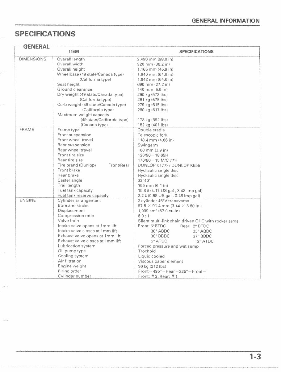 2000-2007 Honda VT1100 VT1100C2 Shadow Sabre Service & Repair Manual preview img 5