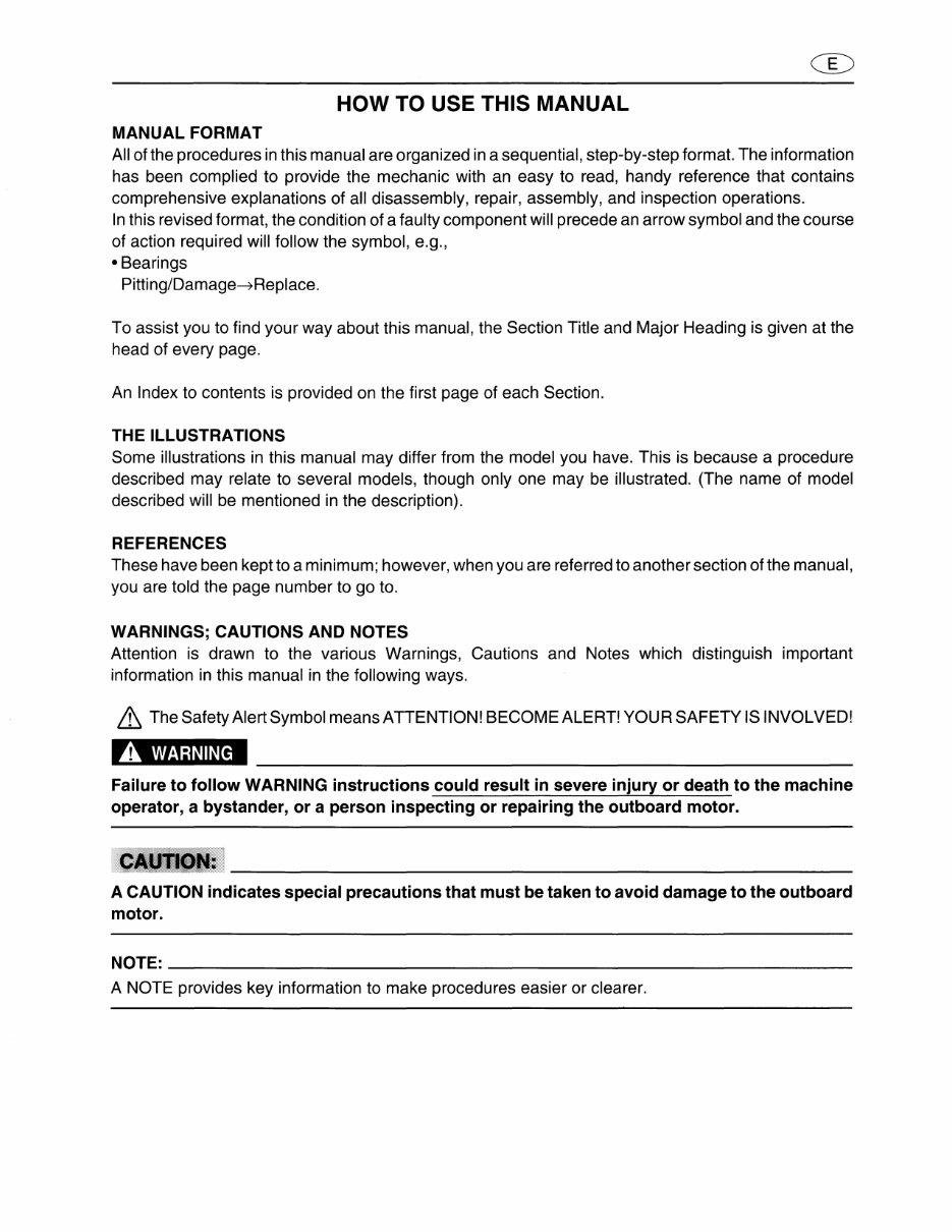 1994 Yamaha WaveRunner WAVE RUNNER III / GP Service Manual preview img 3