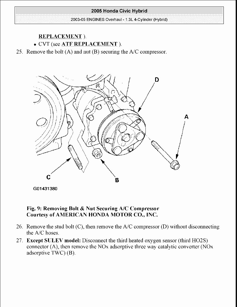 2005 Honda Civic Service & Repair Manual preview img 10