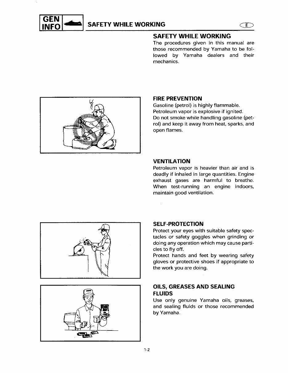 1998-2000 Yamaha WaveRunner GP800 Personal Watercraft Repair Manual preview img 10