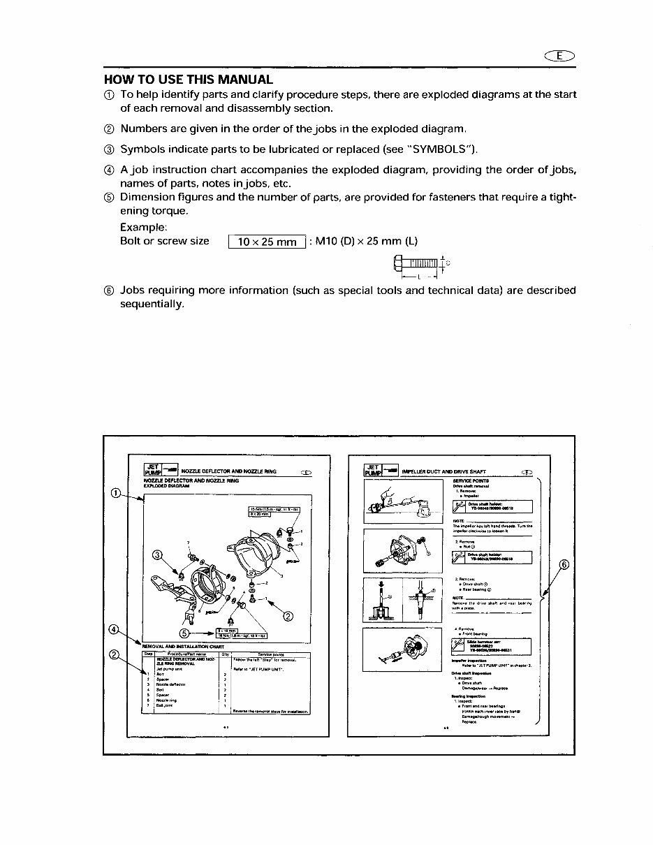 1998-2000 Yamaha WaveRunner GP800 Personal Watercraft Repair Manual preview img 5