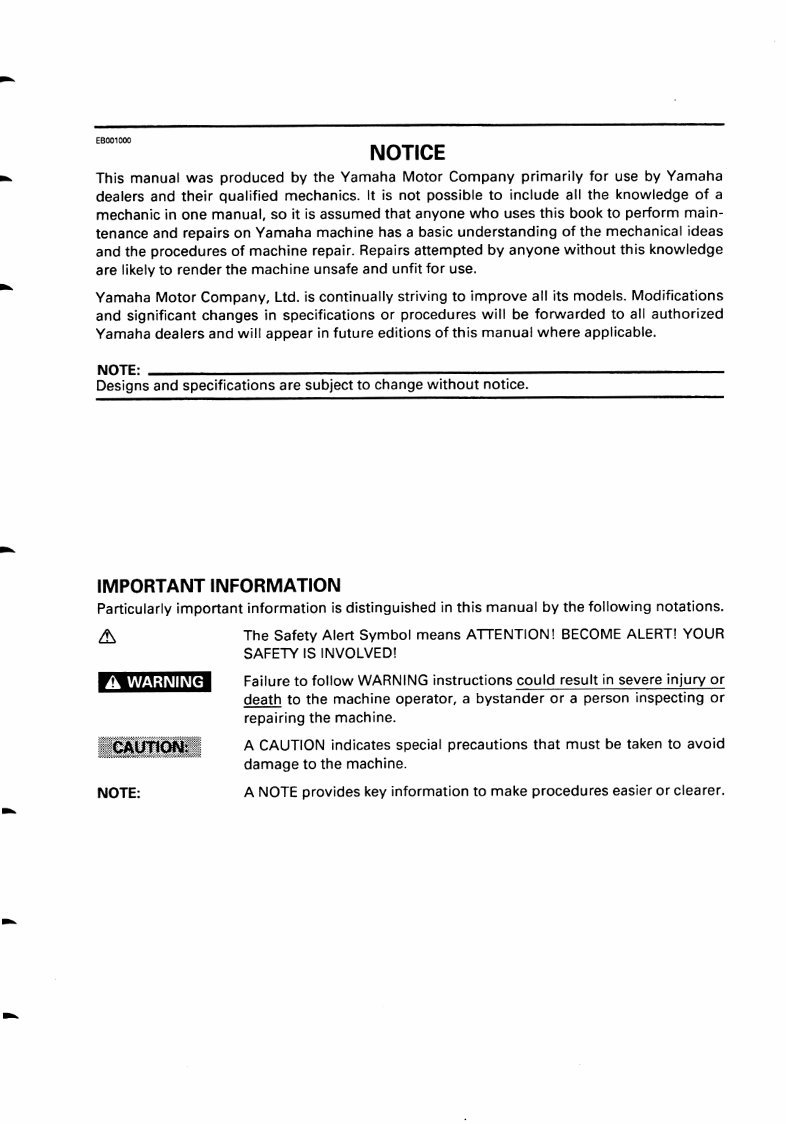 YAMAHA BIG BEAR 350 YFM350 Full Service & Repair Manual 1997-2000 preview img 3