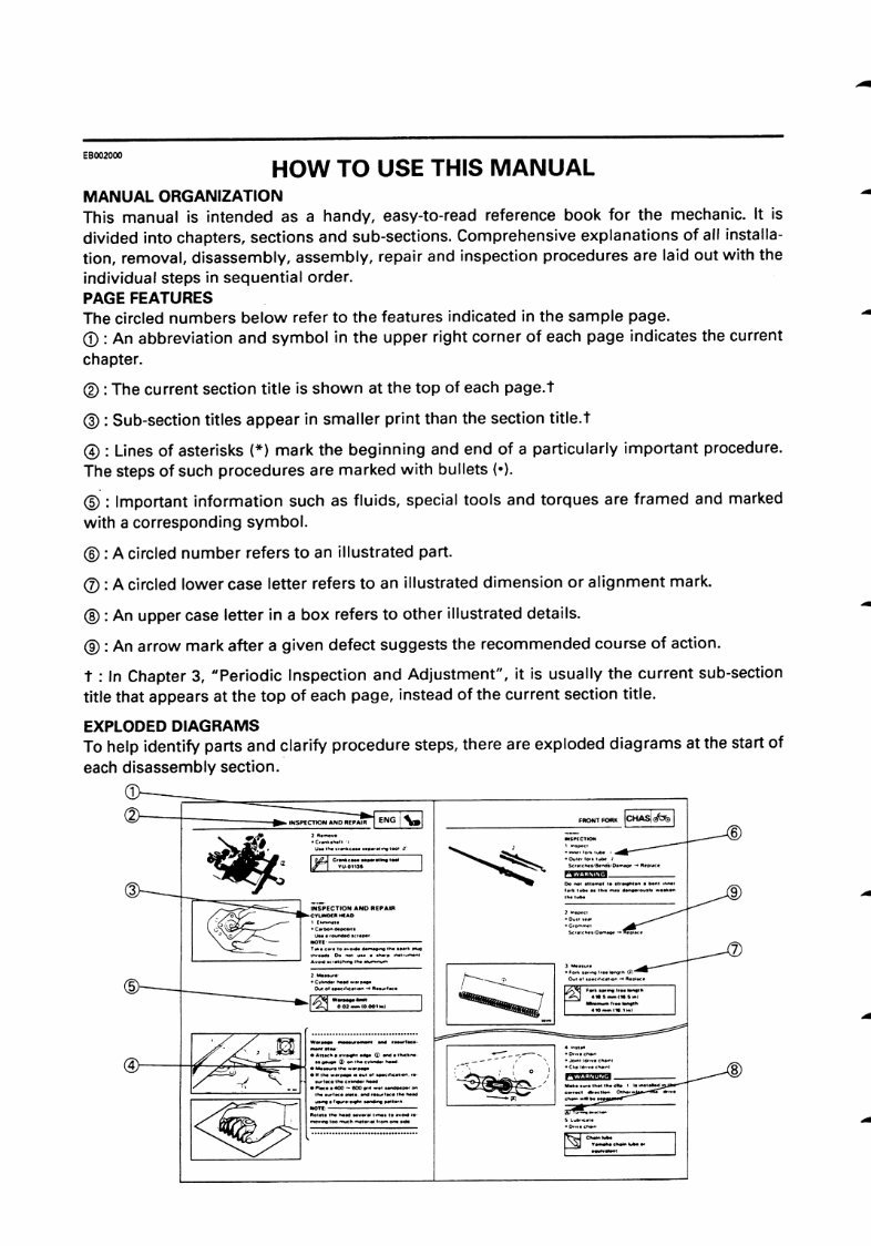 YAMAHA BIG BEAR 350 YFM350 Full Service & Repair Manual 1997-2000 preview img 4