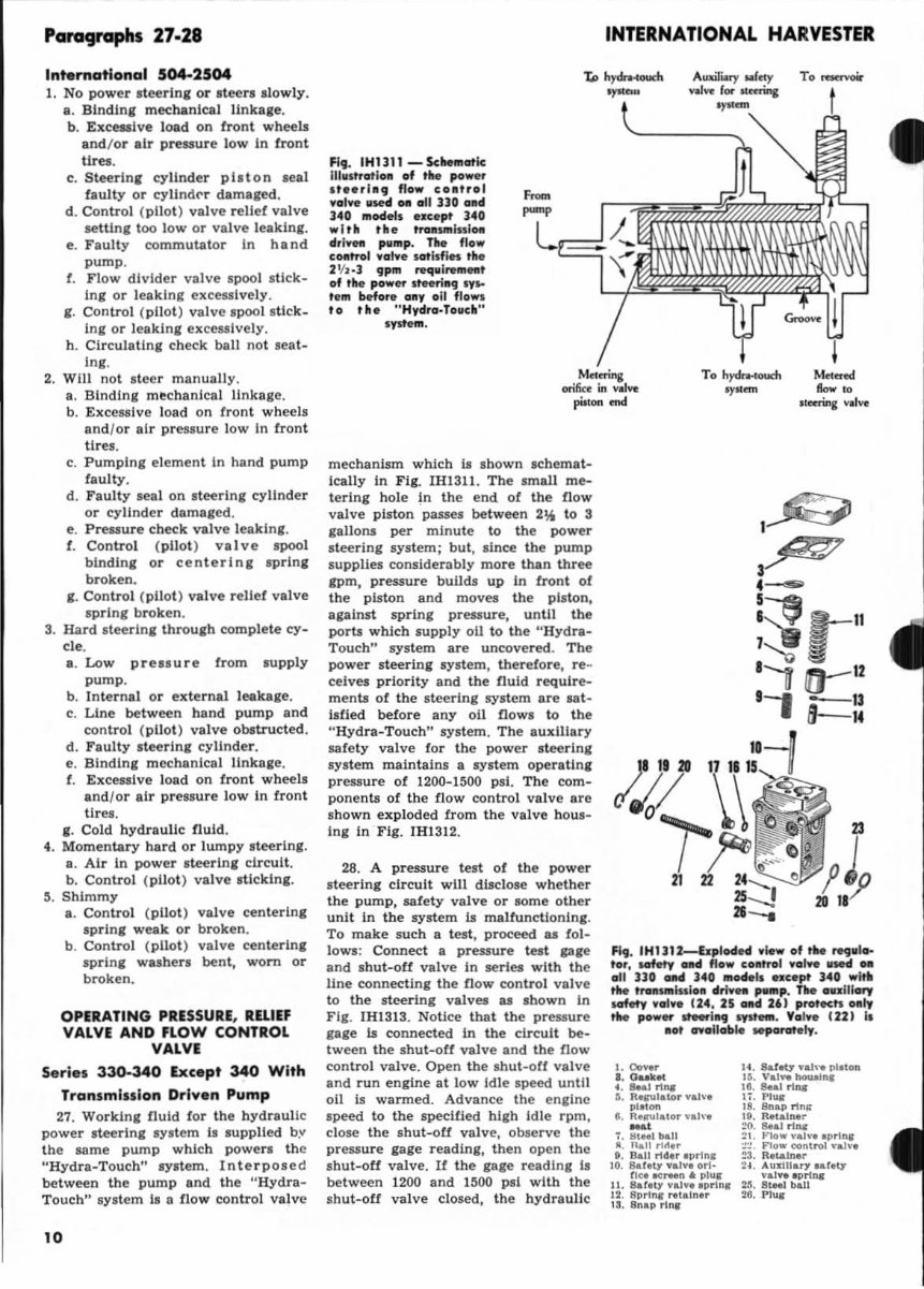 IH International Harvester Farmall 504 Tractor Workshop Service Repair Manual - preview img 10