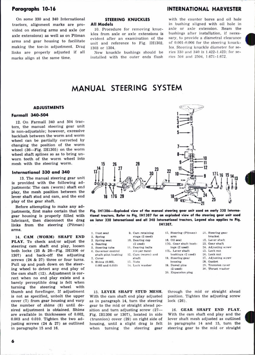 IH International Harvester Farmall 504 Tractor Workshop Service Repair Manual - preview img 6