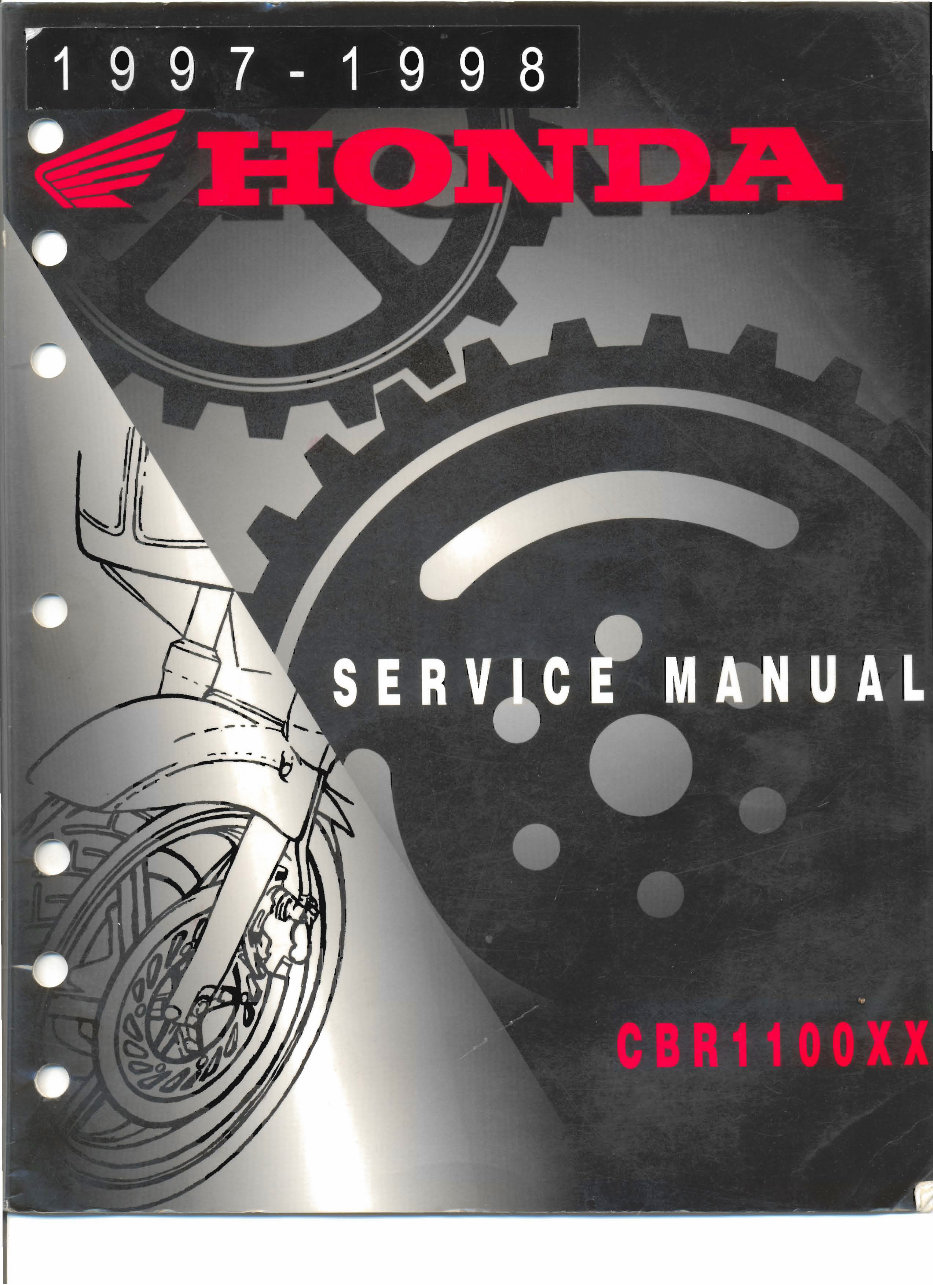 1997-1998 Honda CBR1100XX Service & Repair - preview img 1
