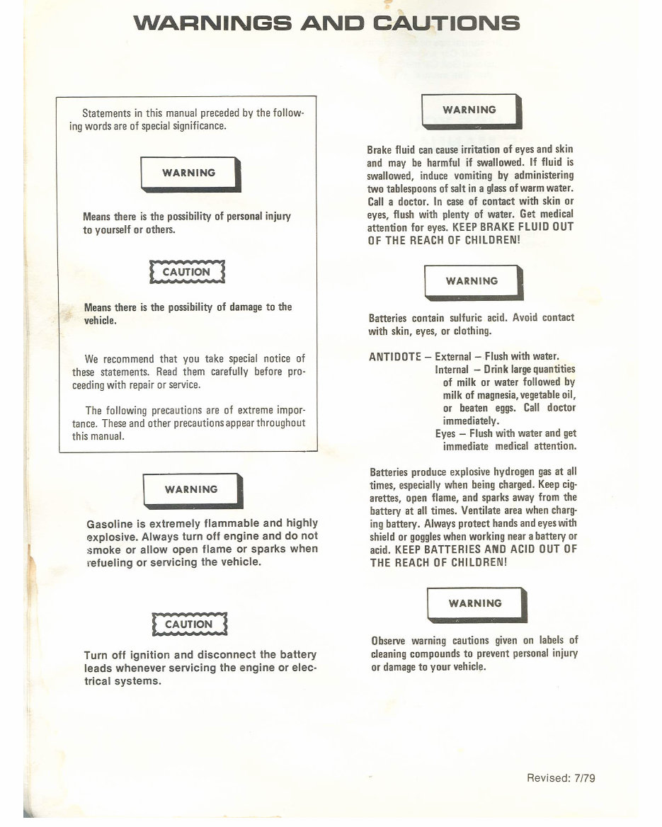 1963-1980 AMF Harley Davidson Golf Cart Service & Repair Manual preview img 3