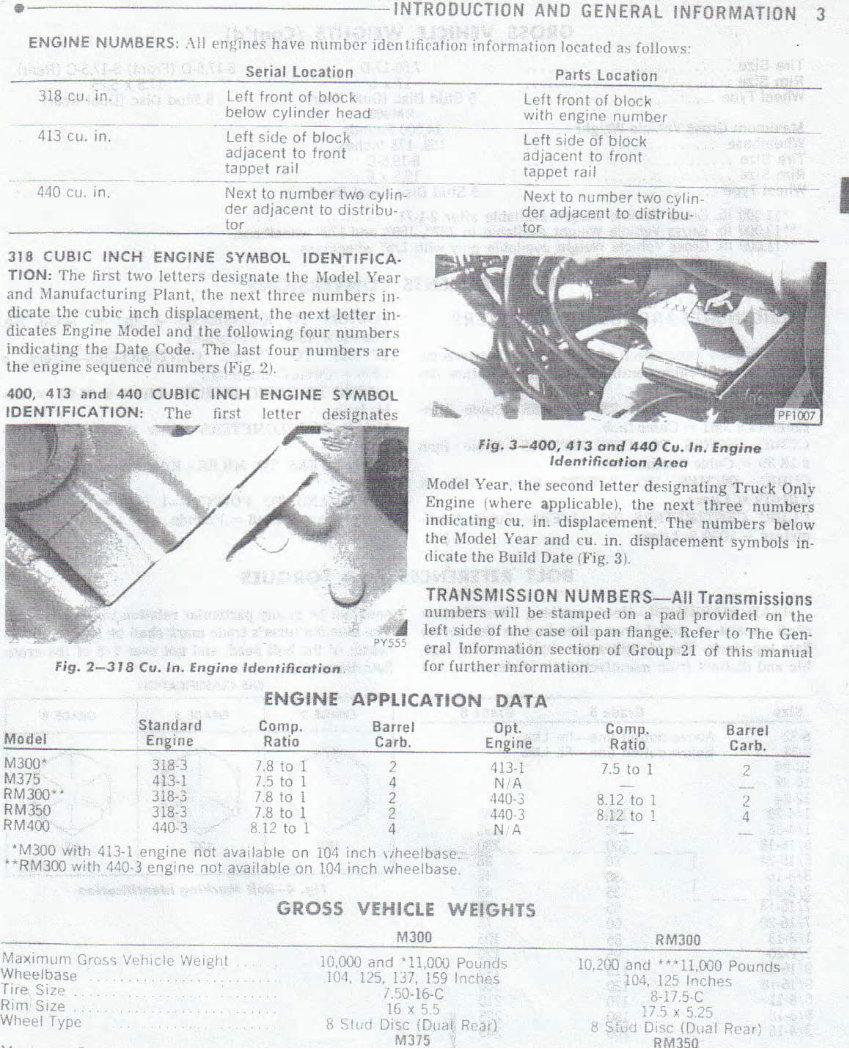 DODGE MOTORHOME CHASSIS M300 375 RM300 350 400 Service Repair Manual preview img 4