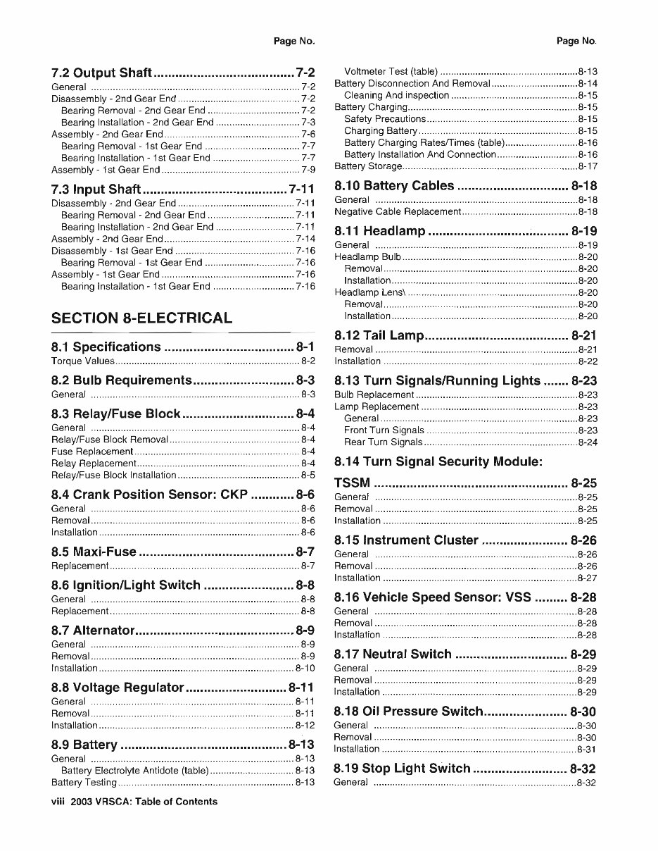 2002-2009 Harley-Davidson VRSCA V-Rod 1131cc Service & Repair Manual preview img 10