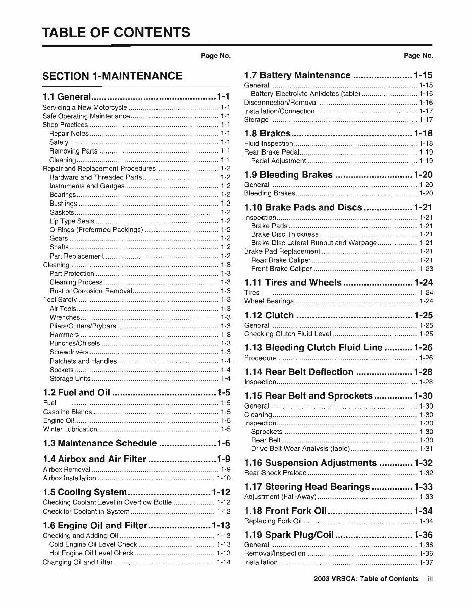 2002-2009 Harley-Davidson VRSCA V-Rod 1131cc Service & Repair Manual preview img 5