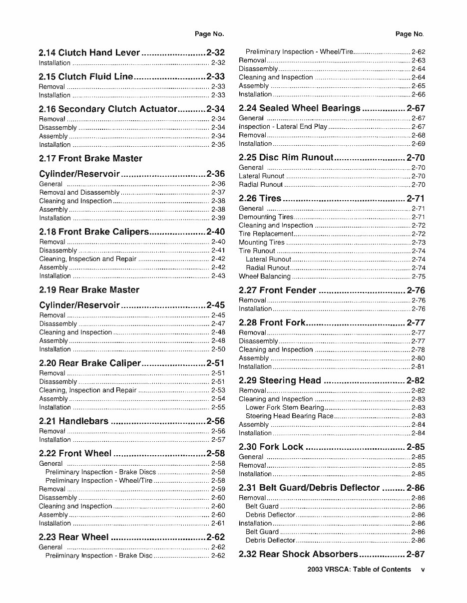 2002-2009 Harley-Davidson VRSCA V-Rod 1131cc Service & Repair Manual preview img 7
