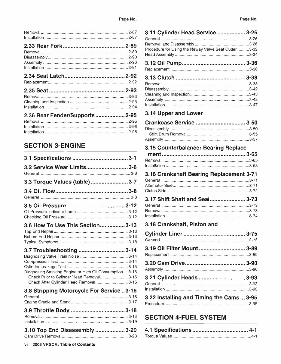 2002-2009 Harley-Davidson VRSCA V-Rod 1131cc Service & Repair Manual preview img 8