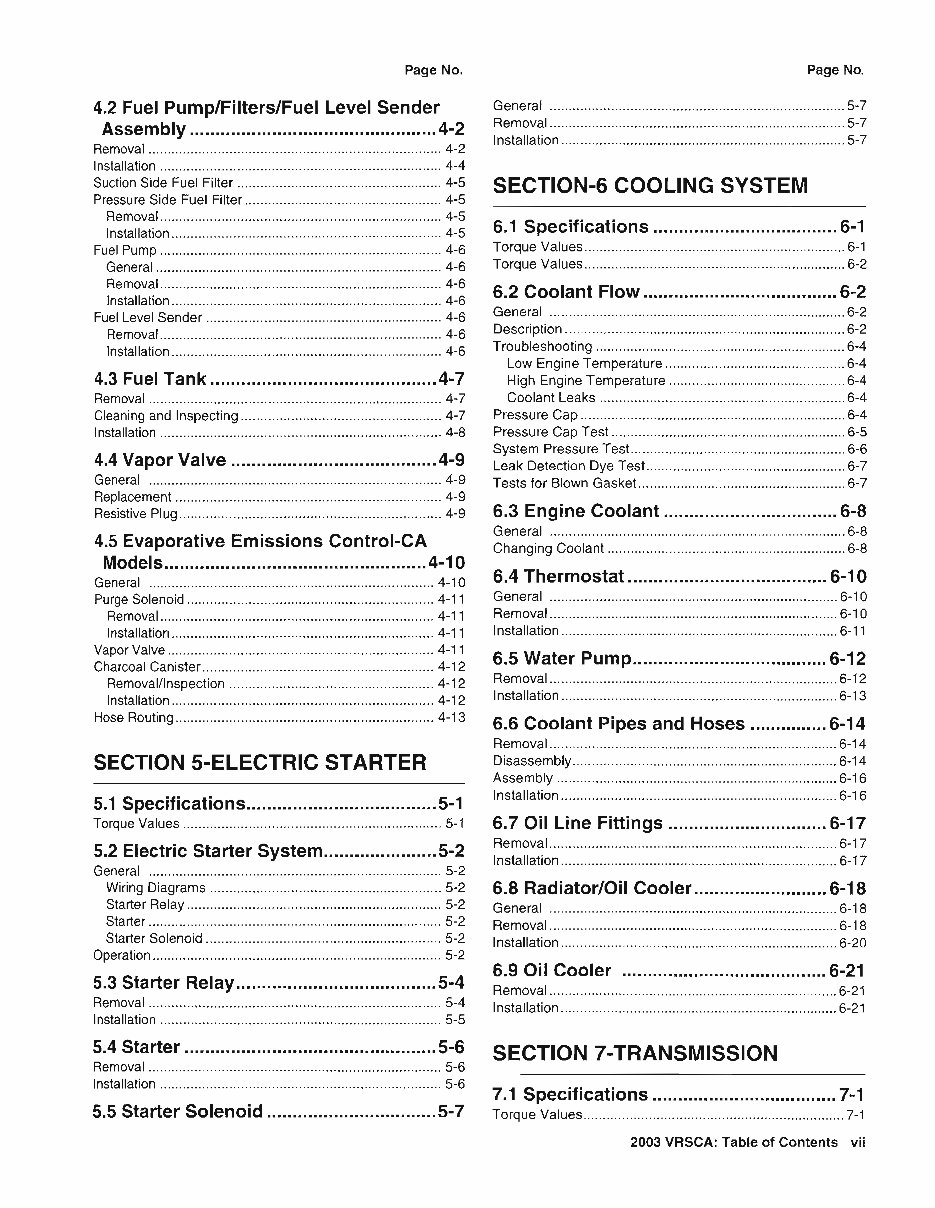 2002-2009 Harley-Davidson VRSCA V-Rod 1131cc Service & Repair Manual preview img 9