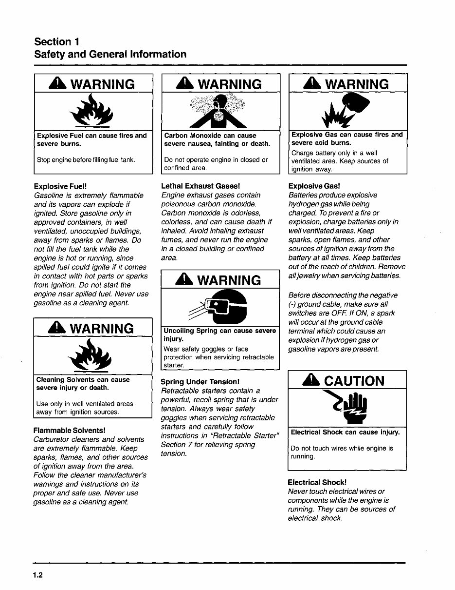 KOHLER Command 17 25 HP Repair Service Manual Vertical Crankshaft preview img 4