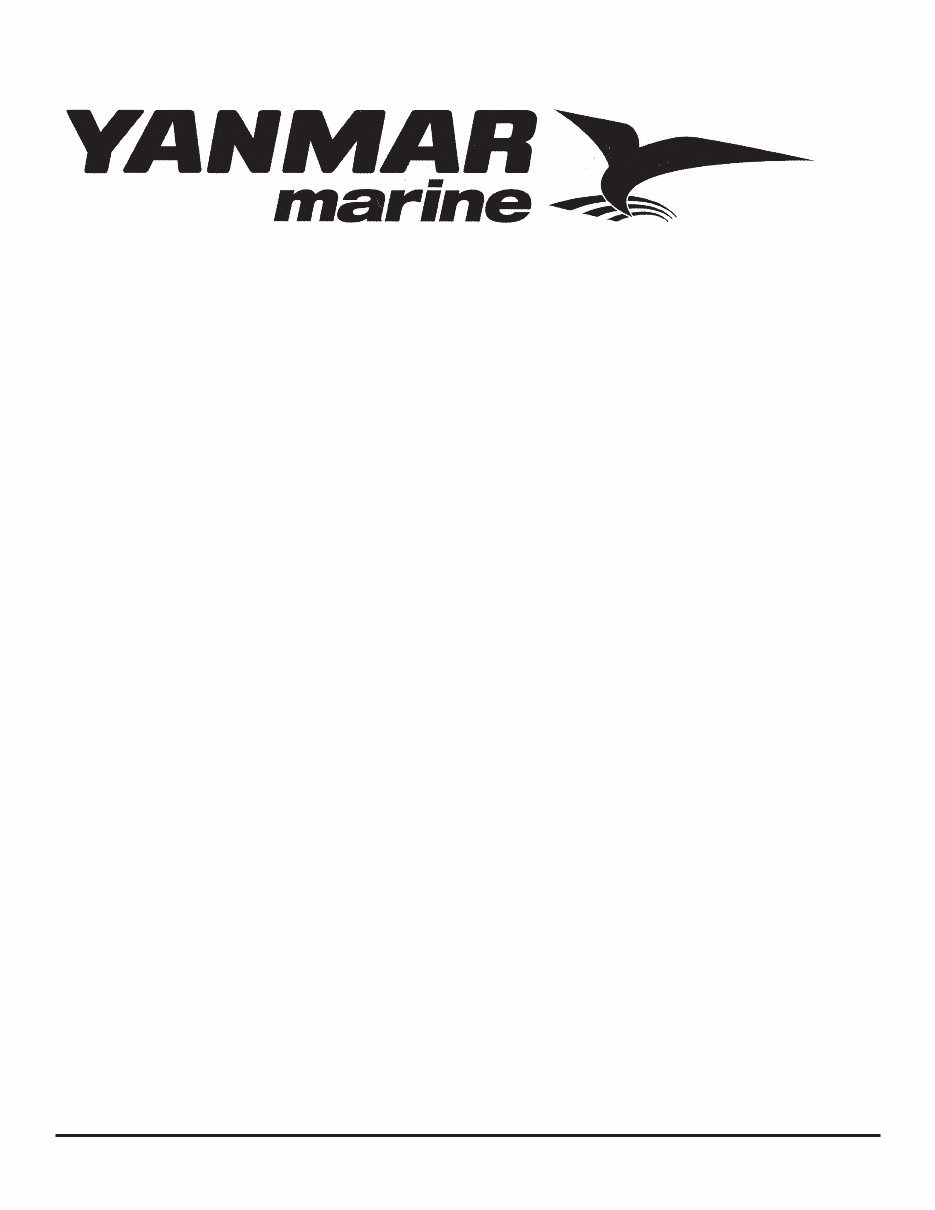 YANMAR Marine Diesel 4BY2 Full Service Repair Manual preview img 1