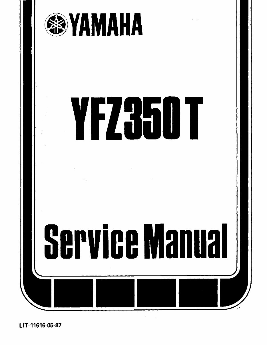 Yamaha Banshee 350 Repair Manual preview img 2