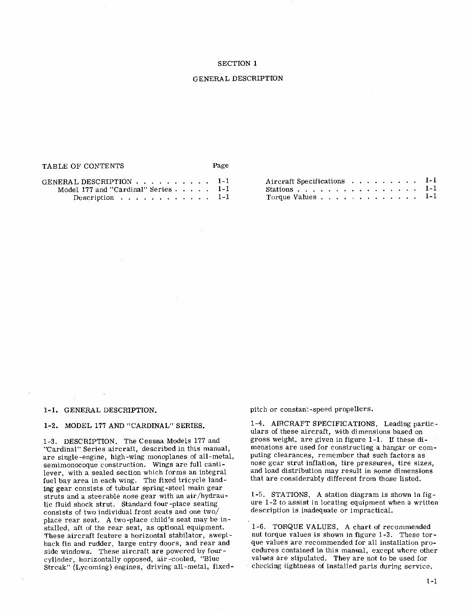 1968-1975 Cessna 177 And Cardinal Aircraft Service & Repair Manual preview img 7