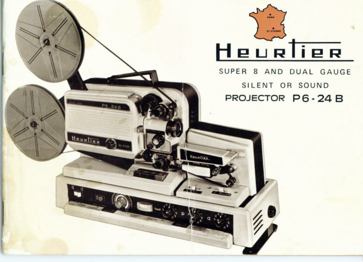 Heurtier P6 - 24b Super 8 & Dual Silent / Sound Projector preview img 1