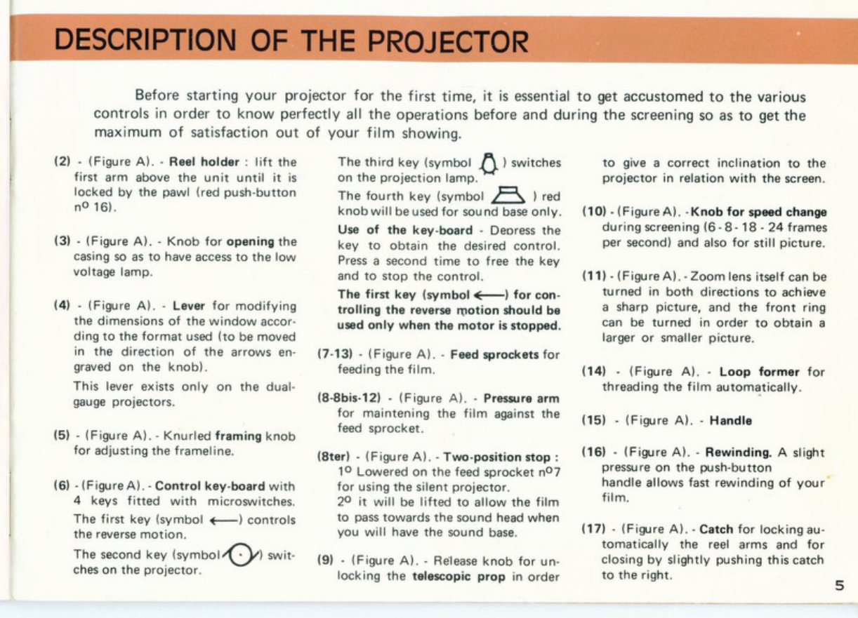 Heurtier P6 - 24b Super 8 & Dual Silent / Sound Projector preview img 6