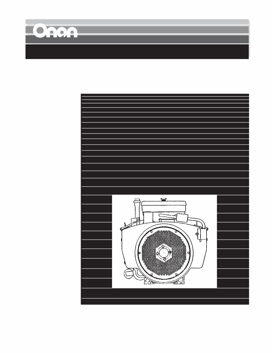 Onan Engine P224G, OL24, LX990 Parts Manual preview img 1