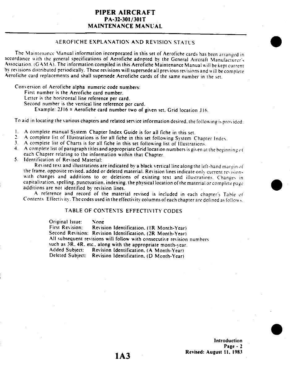 Piper Saratoga (PA-32-301/301T) Aircraft Maintenance Manual preview img 3
