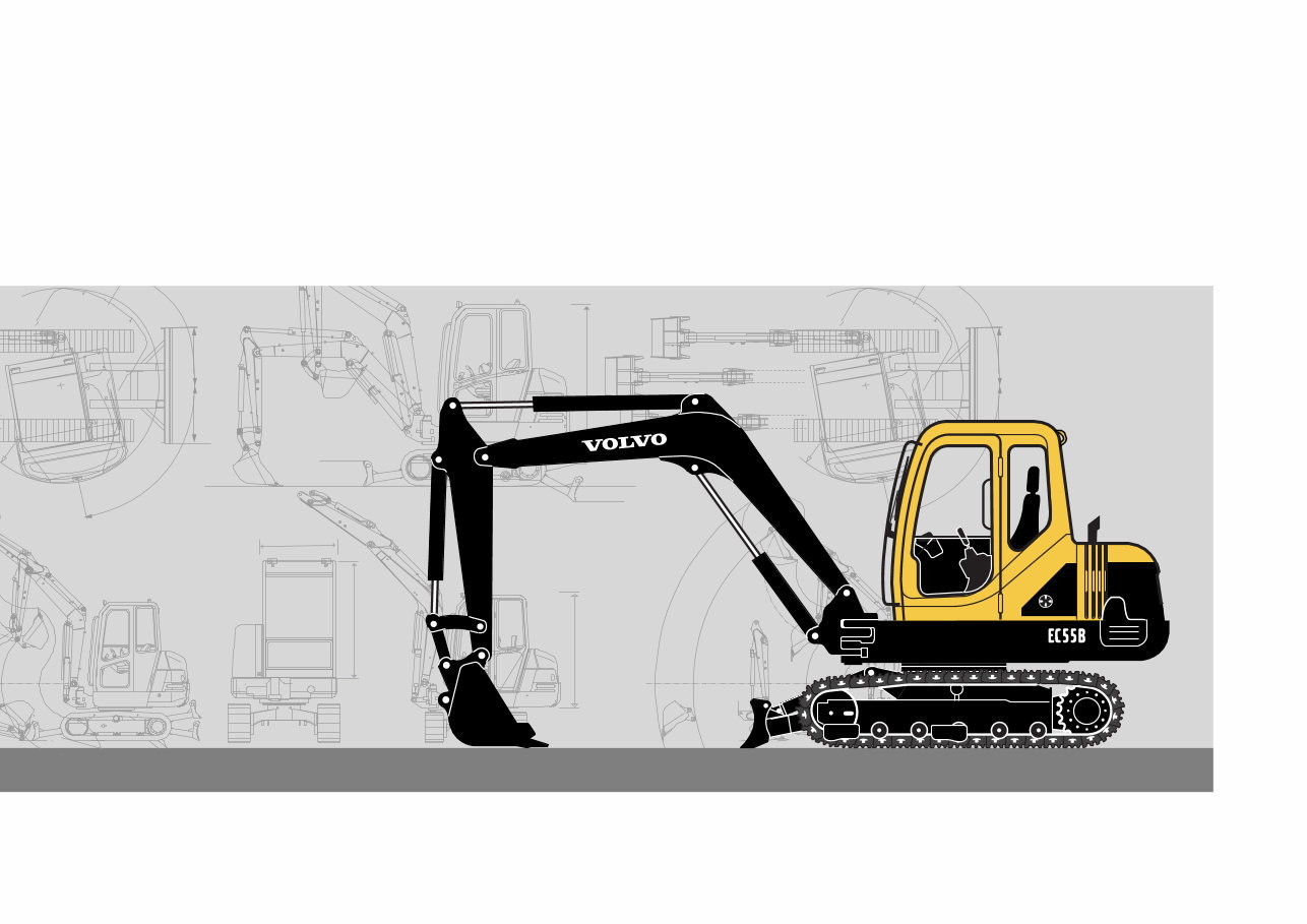 VOLVO EC55B MINI DIGGER Excavator Parts Catalog IPL Manual preview img 2
