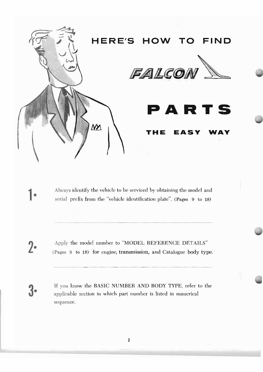19601966 Ford Falcon XK XL XM XP Parts Catalog