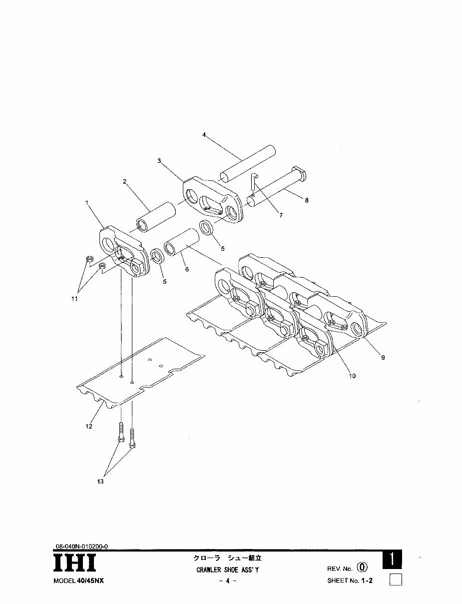 IHI 40NX/45NX Mini Excavator Parts Catalog preview img 10