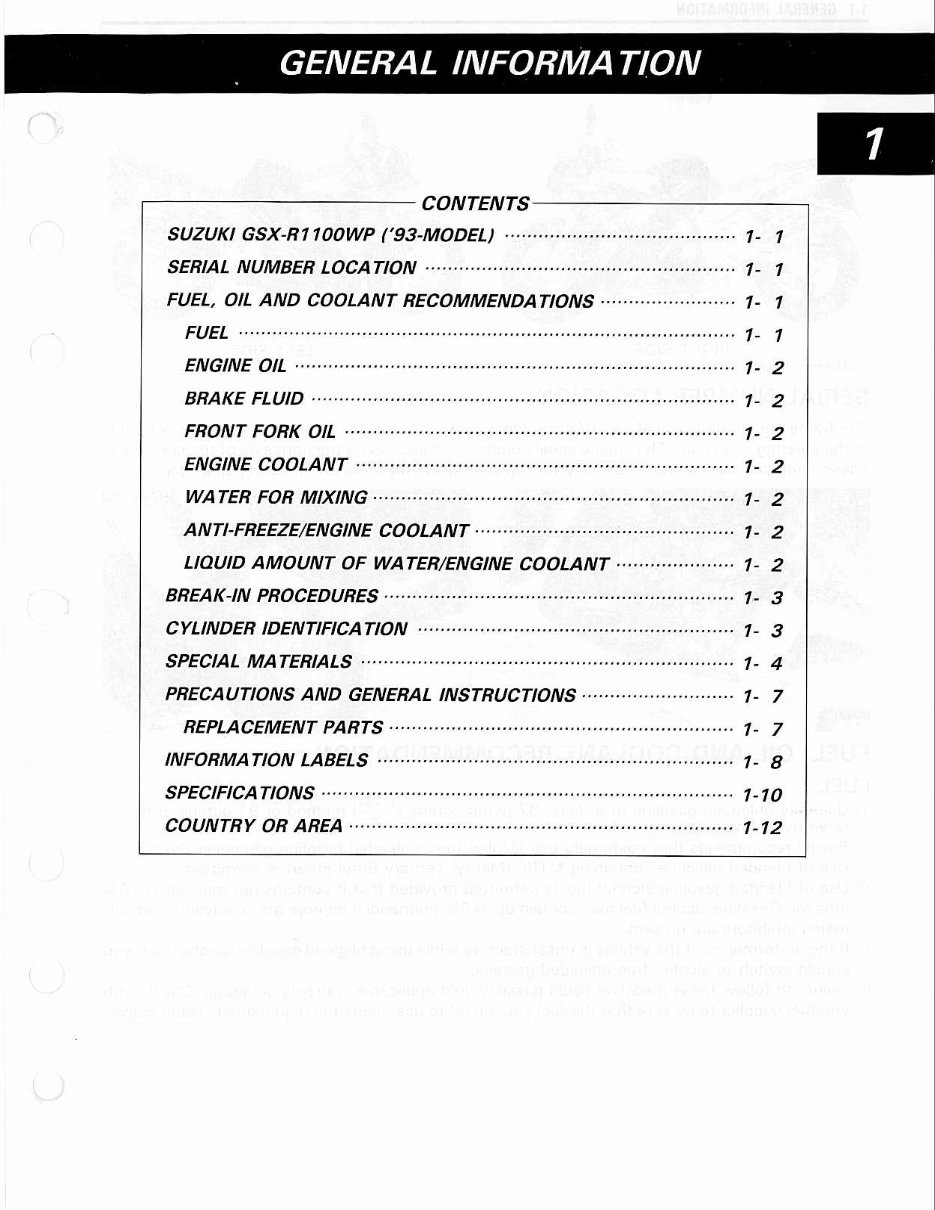 1993 Suzuki GSXR1100 Service & Repair Manual preview img 5
