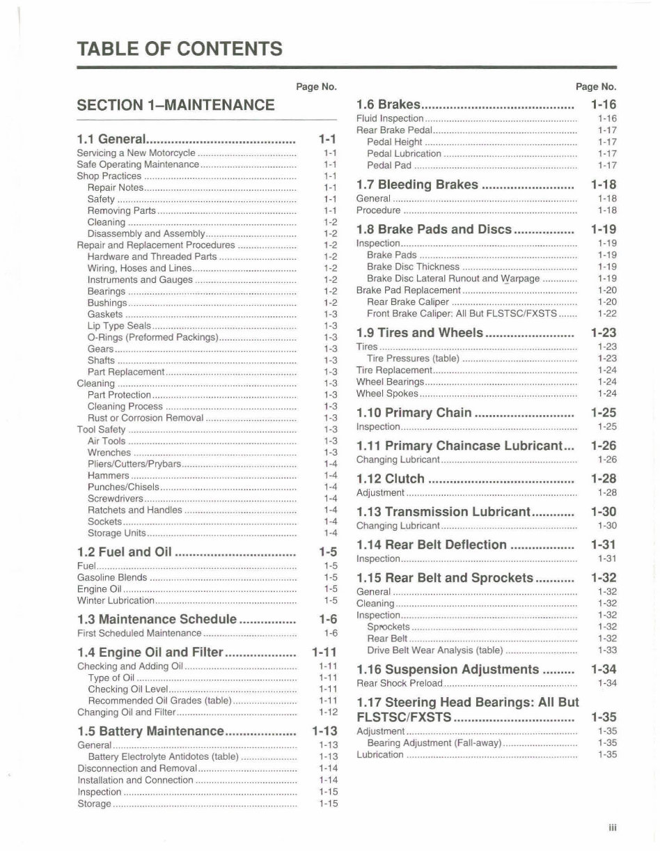 2006-2009 Harley-Davidson FXSTB Softail Night Train OEM Service & Repair Manual preview img 4