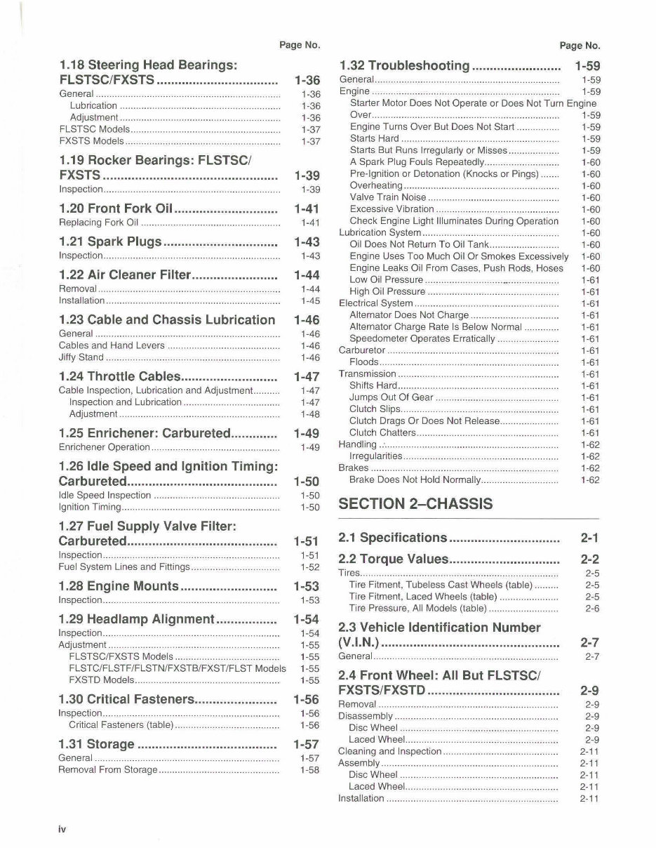 2006-2009 Harley-Davidson FXSTB Softail Night Train OEM Service & Repair Manual preview img 5