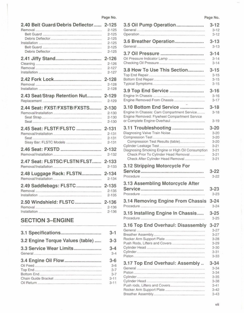 2006-2009 Harley-Davidson FXSTB Softail Night Train OEM Service & Repair Manual preview img 8