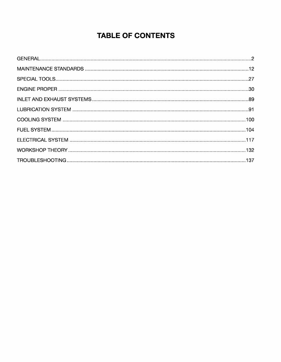 Mitsubishi 4DQ7 FD10, FD14, FD15, F18, S4S FD20, FD30, FD35A Forklift Truck Engine Full Service & Repair Manual preview img 4