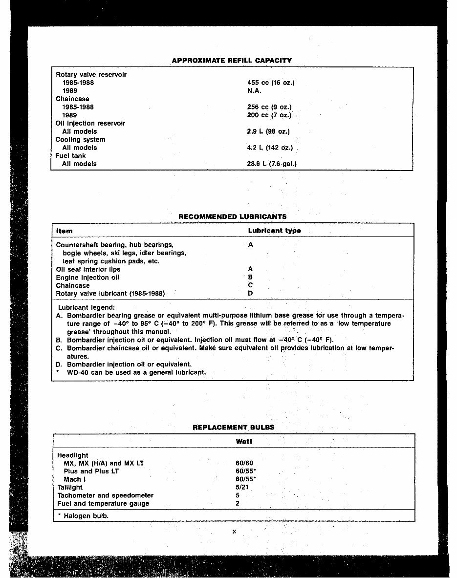 1985-1989 Ski-Doo Tundra Service & Repair Manual preview img 6