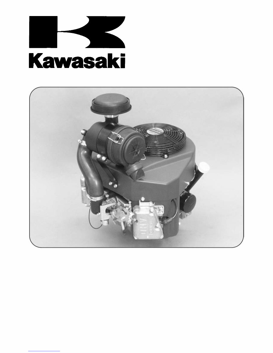 Kawasaki FS481V Engine Factory Service & Work Shop Manual preview img 1