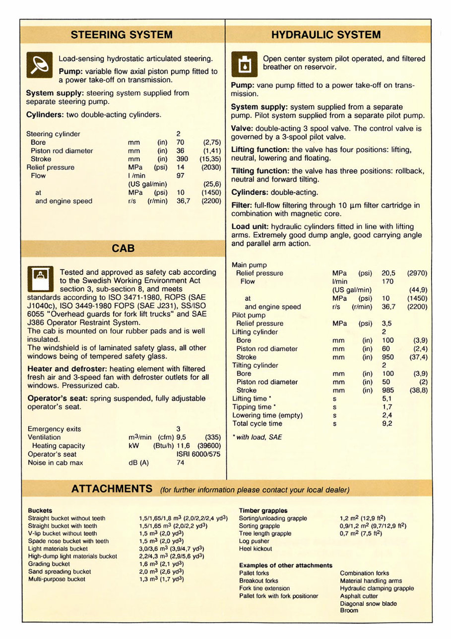 VOLVO BM L70 Wheel Loader Service and Repair Manual preview img 3