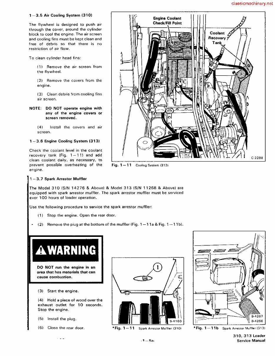 Bobcat 313 Factory Service & Work Shop Manual preview img 10