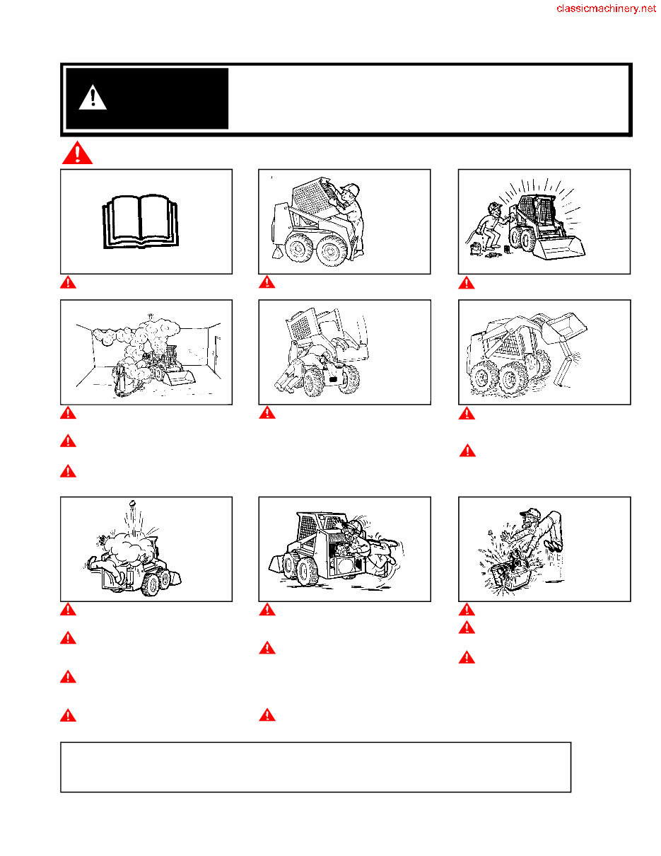Bobcat 313 Factory Service & Work Shop Manual preview img 2