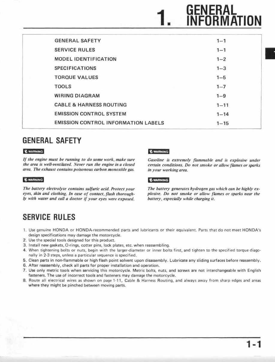 1984-1985 XL350R XL350 Service & Repair Manual preview img 5