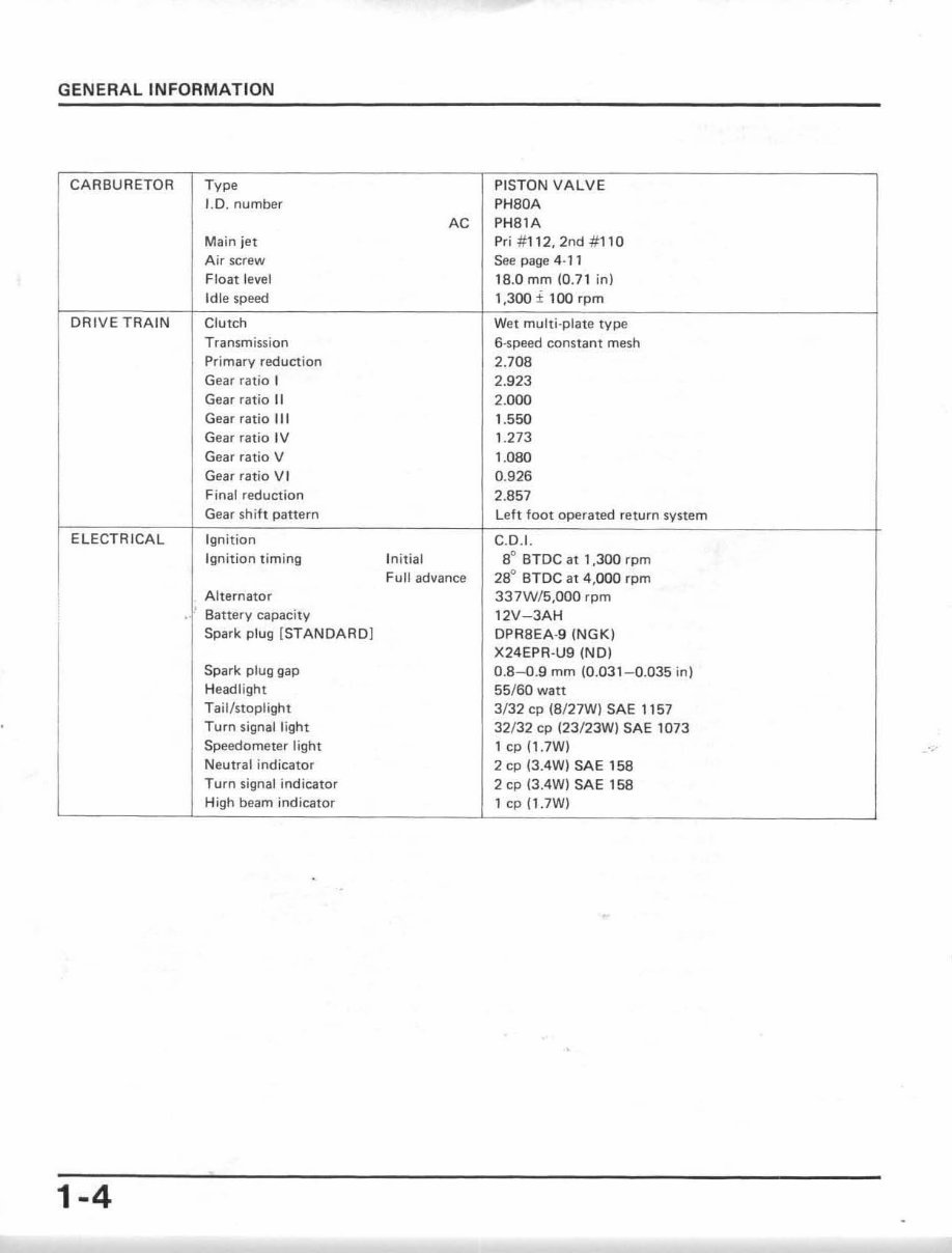 1984-1985 XL350R XL350 Service & Repair Manual preview img 8