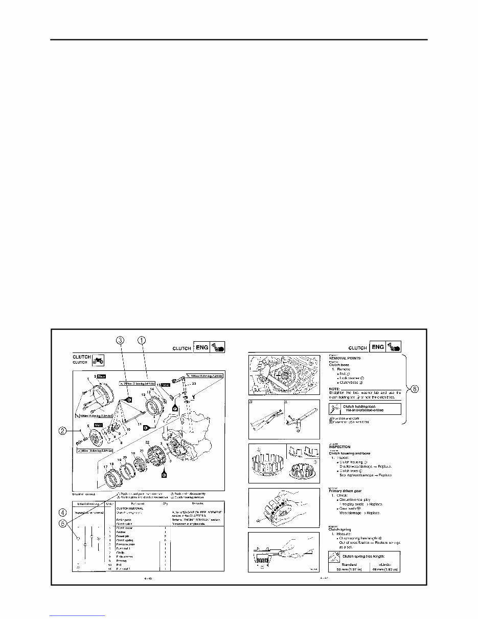Yamaha YZ250 service manual repair 2002 YZ 250 preview img 10