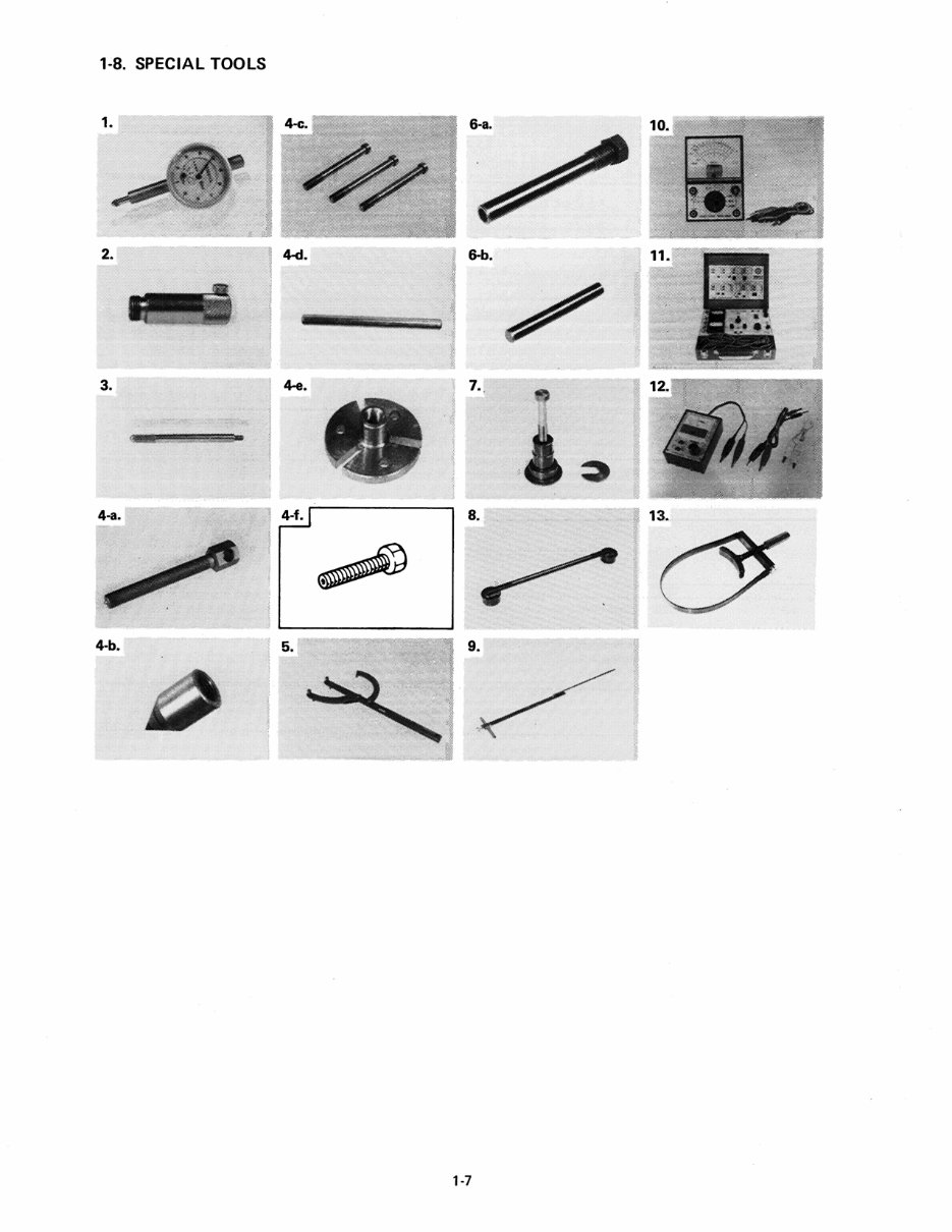1983 YAMAHA ENTICER ET340 Factory Service & Work Shop Manual preview img 9
