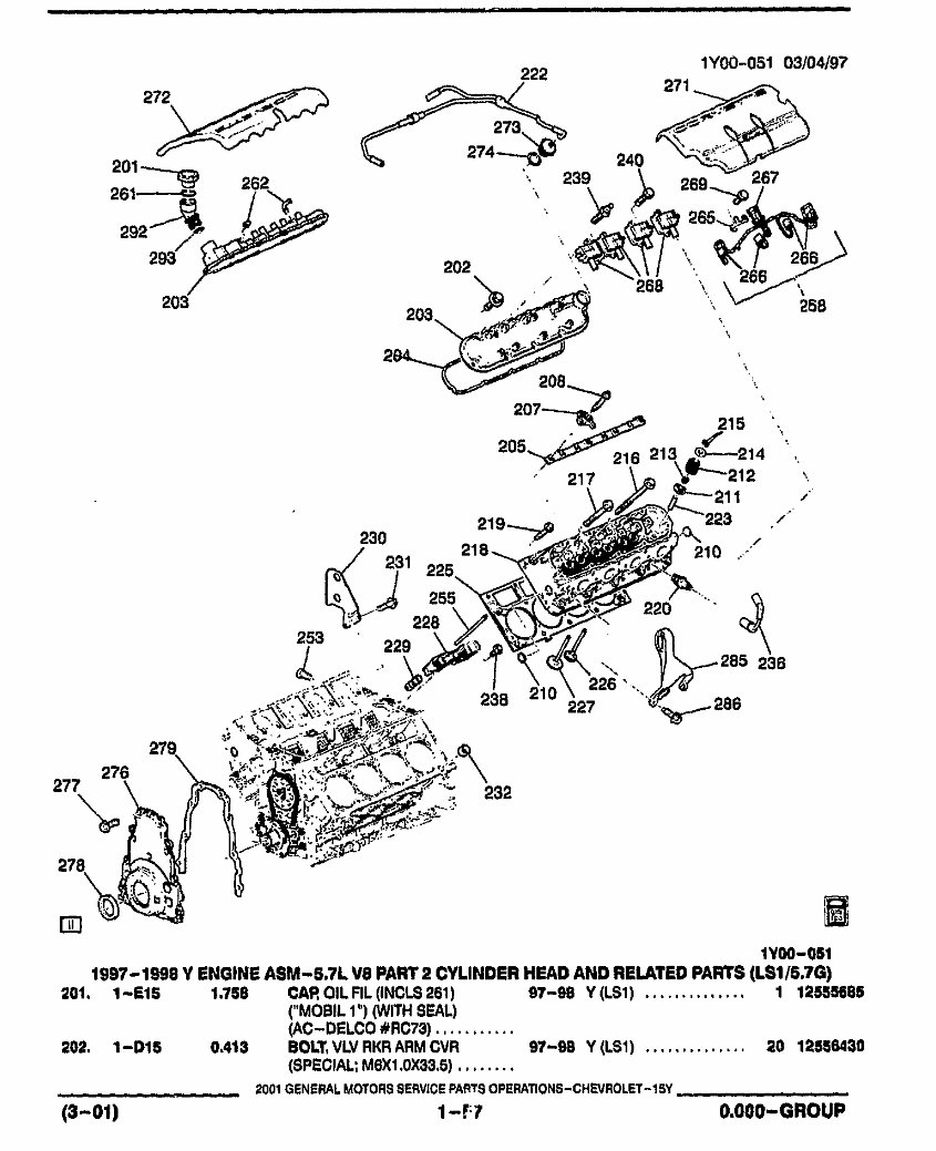 1997-2002 Chevrolet Corvette C5 5.7L Parts Catalog preview img 2