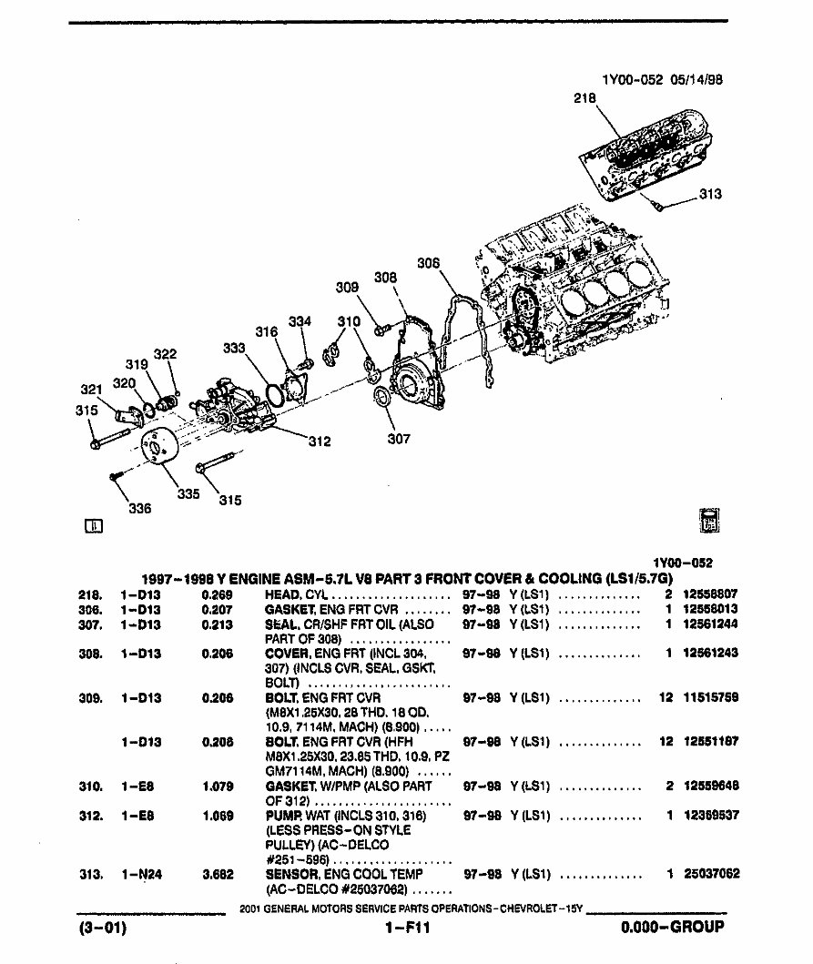 1997-2002 Chevrolet Corvette C5 5.7L Parts Catalog preview img 6