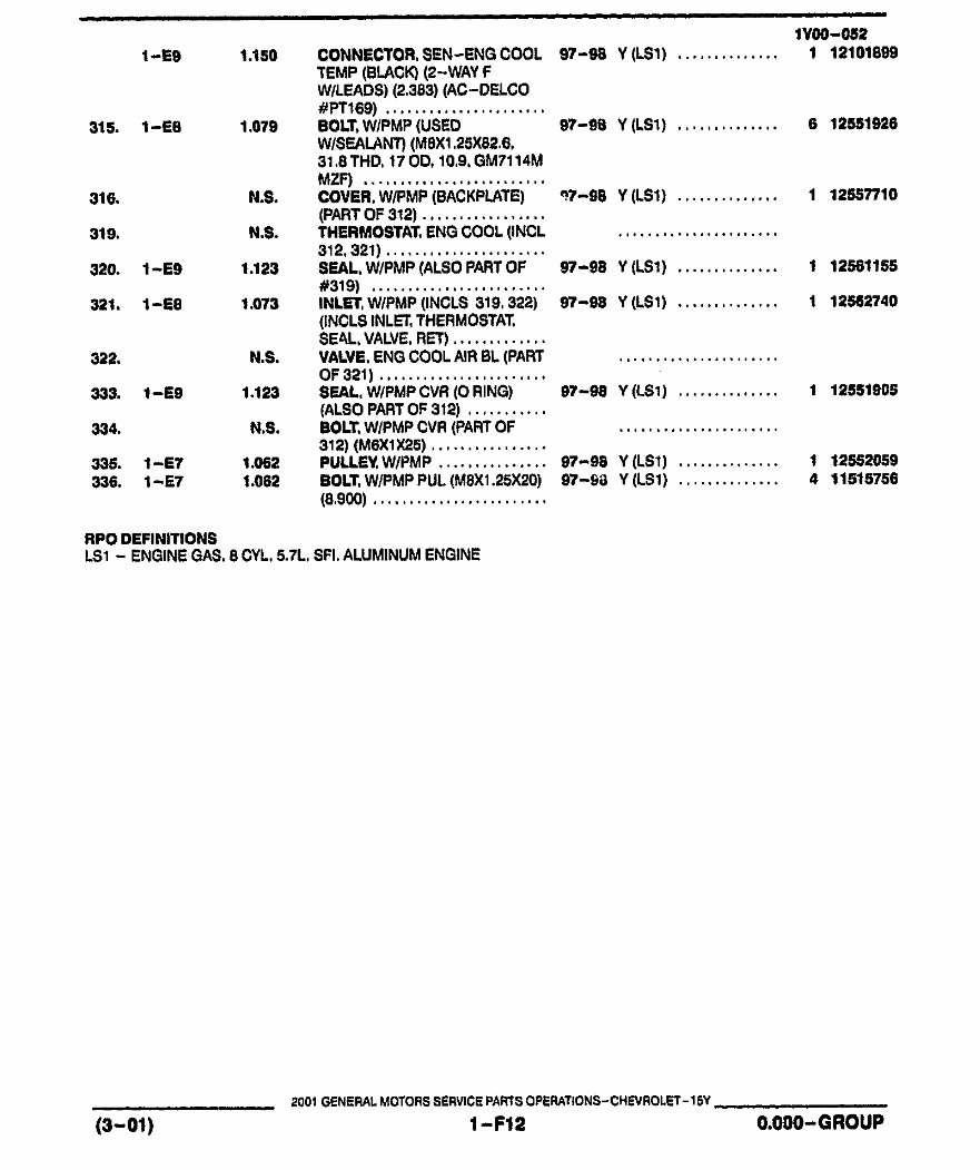 1997-2002 Chevrolet Corvette C5 5.7L Parts Catalog preview img 7