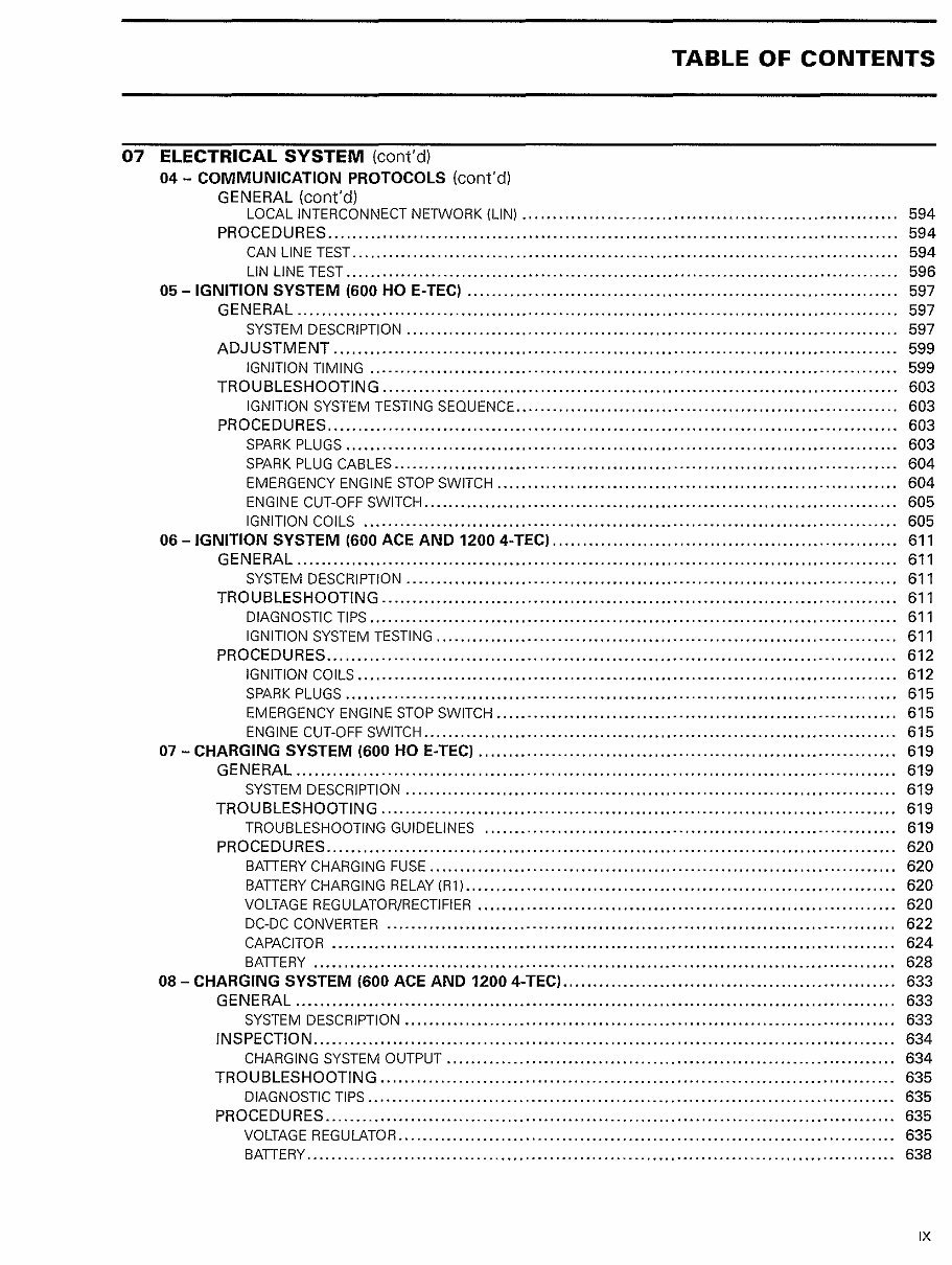 2010-2012 Ski-Doo REV-XU Snowmobile All Models Service & Repair Manual preview img 10